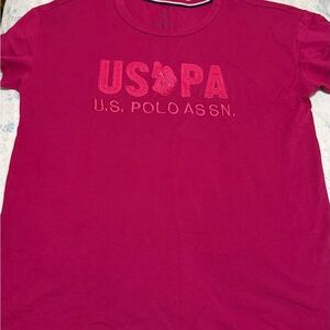 U.S. Polo Assn. Fuchsia Tee